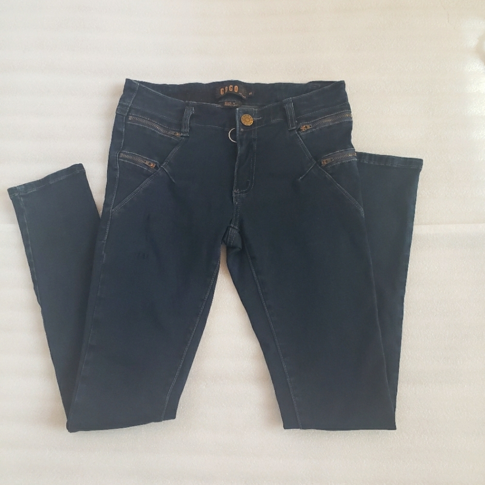 GOGO Dark Wash Curvy Skinny Jeans